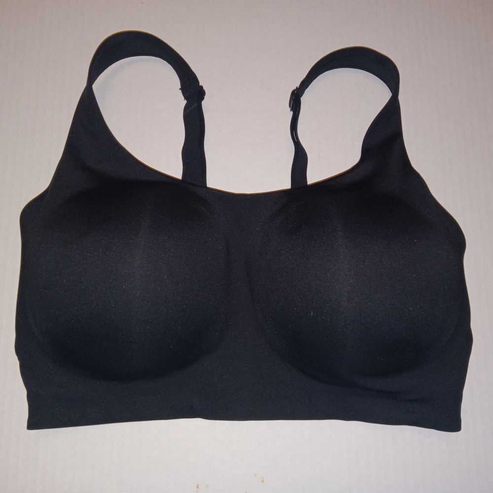 All In Motion Women's Solid Black Sports Bra Sz 34DD